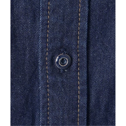 《WEB限定/シリーズあり/追加予約》LEDENIM BDU デニムシャツワンピース （ネイビー）｜詳細画像
