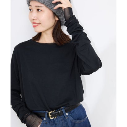 《WEB限定カラーあり/追加9予約》レイヤードスリーブロンTEE （ブラック A）｜詳細画像