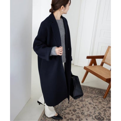 《シリーズあり/追加2予約》souple woolダブルフェイスチェスターコート （キャメル）｜詳細画像