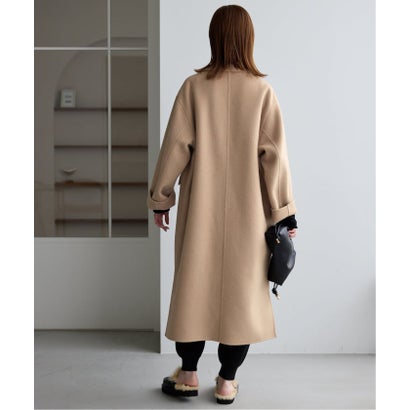 《シリーズあり/追加2予約》souple woolダブルフェイスチェスターコート （キャメル）｜詳細画像
