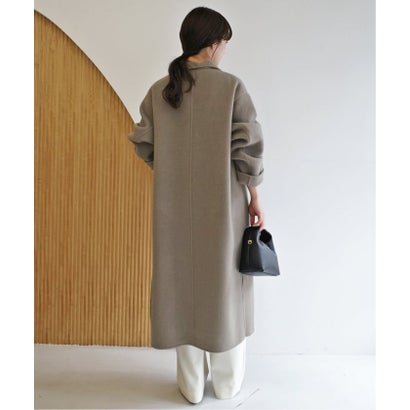 《シリーズあり/追加2予約》souple woolダブルフェイスチェスターコート （キャメル）｜詳細画像
