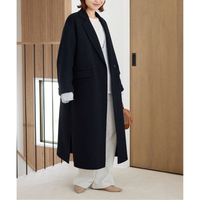 《シリーズあり/追加2予約》souple woolダブルフェイスチェスターコート （キャメル）｜詳細画像