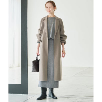《シリーズあり/追加2予約》souple woolダブルフェイスチェスターコート （キャメル）｜詳細画像