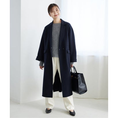 《シリーズあり/追加2予約》souple woolダブルフェイスチェスターコート （キャメル）｜詳細画像