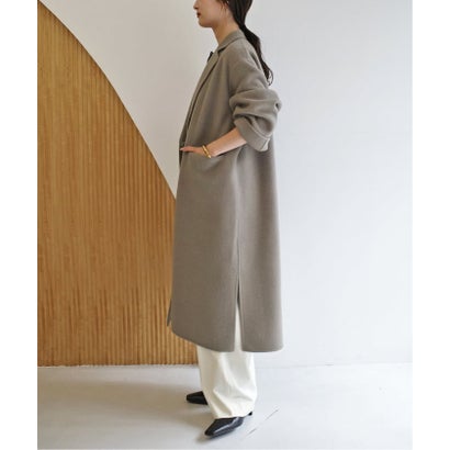 《シリーズあり/追加2予約》souple woolダブルフェイスチェスターコート （キャメル）｜詳細画像