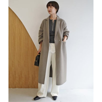 《シリーズあり/追加2予約》souple woolダブルフェイスチェスターコート （キャメル）｜詳細画像