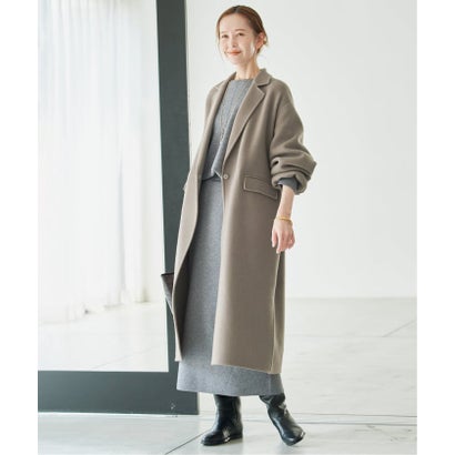 《シリーズあり/追加2予約》souple woolダブルフェイスチェスターコート （キャメル）｜詳細画像