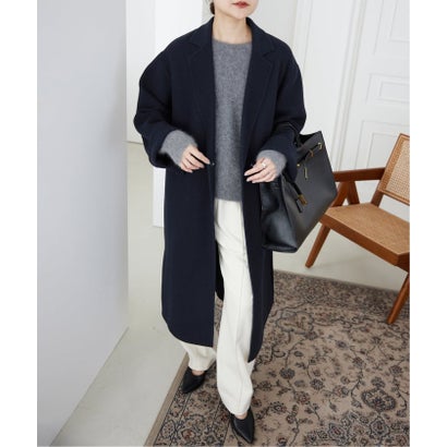 《シリーズあり/追加2予約》souple woolダブルフェイスチェスターコート （キャメル）｜詳細画像