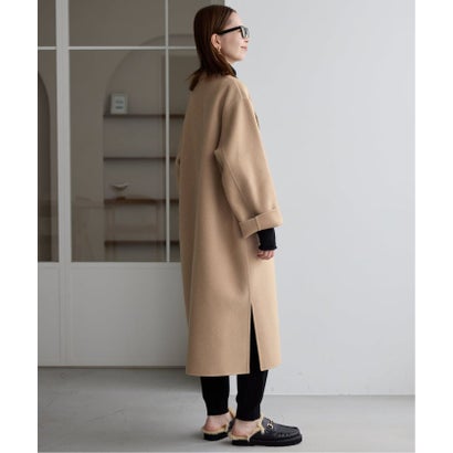 《シリーズあり/追加2予約》souple woolダブルフェイスチェスターコート （キャメル）｜詳細画像