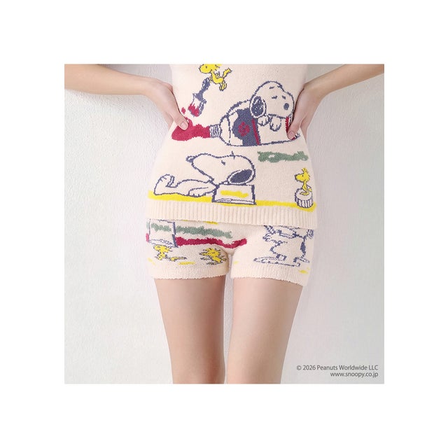 Warmer SNOOPY G083 ニットパンツ(M-LL) G083 KPT （ミックス）