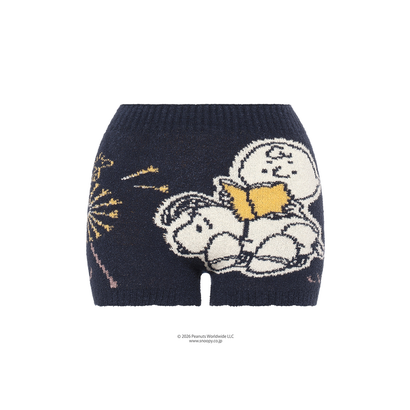 スロギー Warmer SNOOPY G083 ニットパンツ(M-LL) sloggi G083 KPT （ブルー）｜詳細画像