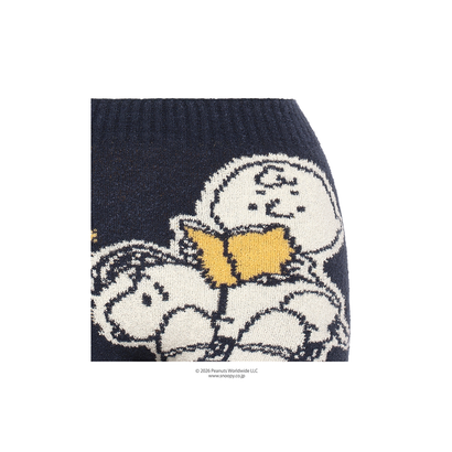 スロギー Warmer SNOOPY G083 ニットパンツ(M-LL) sloggi G083 KPT （ブルー）｜詳細画像