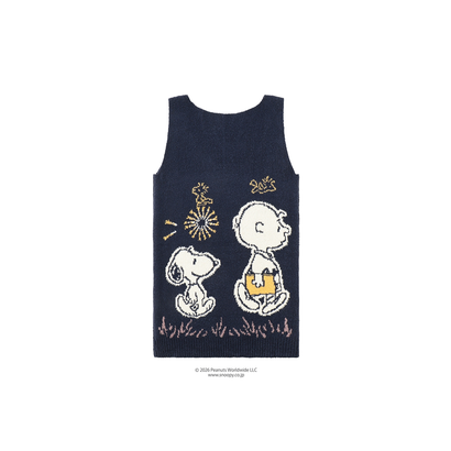 スロギー Warmer SNOOPY G083 袖なしトップ(M-LL) sloggi G083 Top （ブルー）｜詳細画像