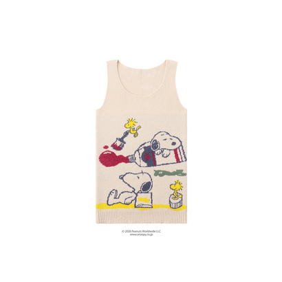 スロギー Warmer SNOOPY G083 袖なしトップ(M-LL) sloggi G083 Top （ミックス）｜詳細画像