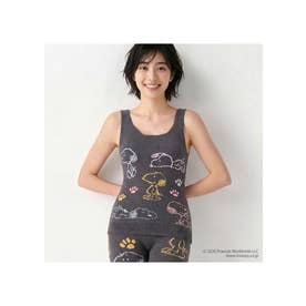 Warmer SNOOPY G083 袖なしトップ(M-LL) G083 Top （グレー）