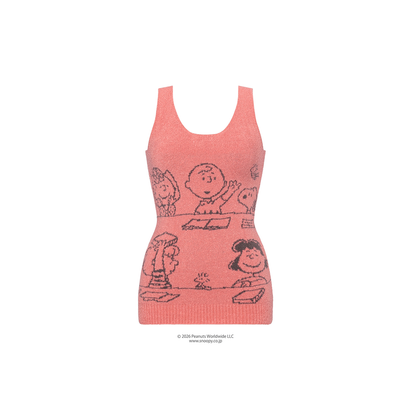 スロギー Warmer SNOOPY G083 袖なしトップ(M-LL) sloggi G083 Top （レッド）｜詳細画像