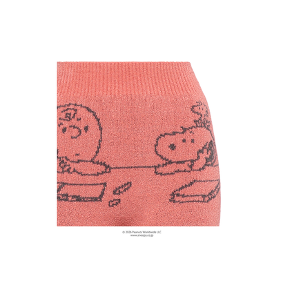 スロギー Warmer SNOOPY G083 9分丈ニットパンツ(M-LL) sloggi G083 KPT(9) （レッド）｜詳細画像
