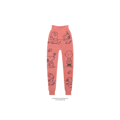 スロギー Warmer SNOOPY G083 9分丈ニットパンツ(M-LL) sloggi G083 KPT(9) （レッド）｜詳細画像