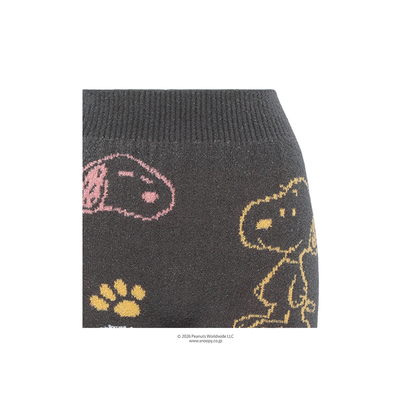 スロギー Warmer SNOOPY G083 9分丈ニットパンツ(M-LL) sloggi G083 KPT(9) （グレー）｜詳細画像