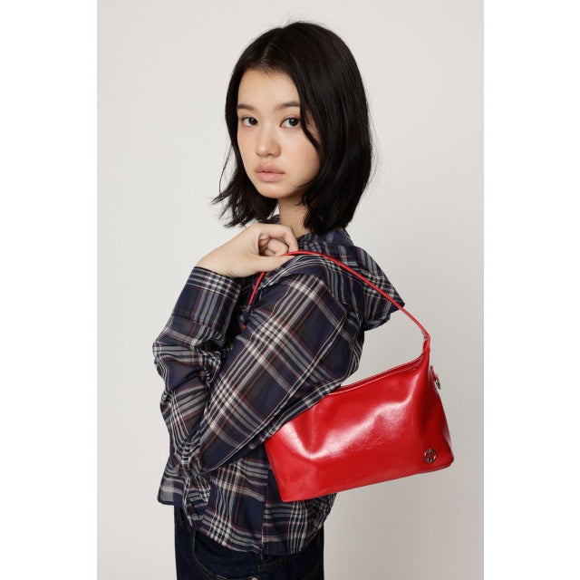 S. F／LEATHER MINI バッグ RED