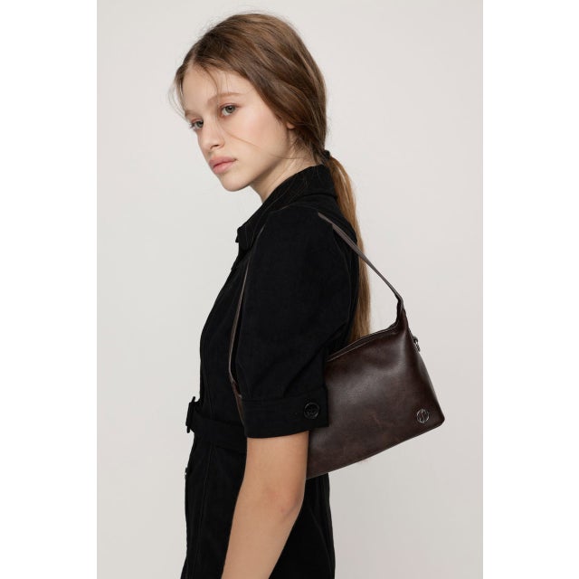 S. F／LEATHER MINI バッグ BRN
