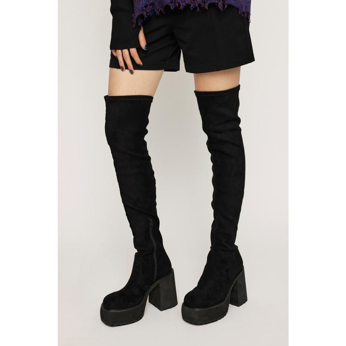 スライ SLY F／SUEDE KNEE HIGH ブーツ （BRN） - ファッション通販 