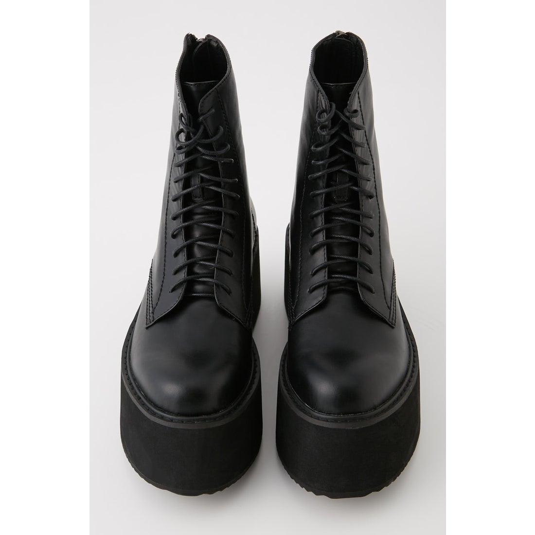 スライ SLY PLATFORM LACE UP BOOTS （ブラック） -靴＆ファッション