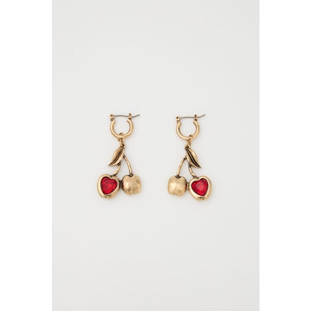 CHERRY P／EARRINGS GLD