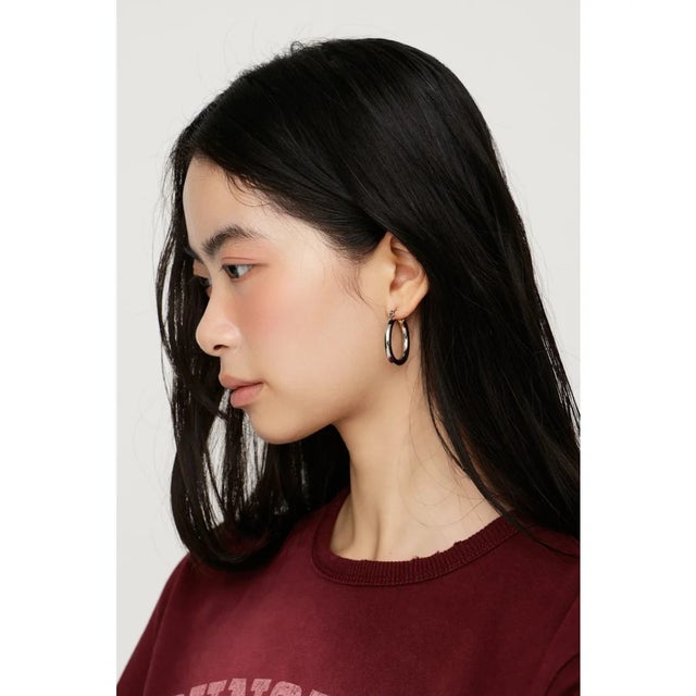 HOOP P／EARRINGS SLV