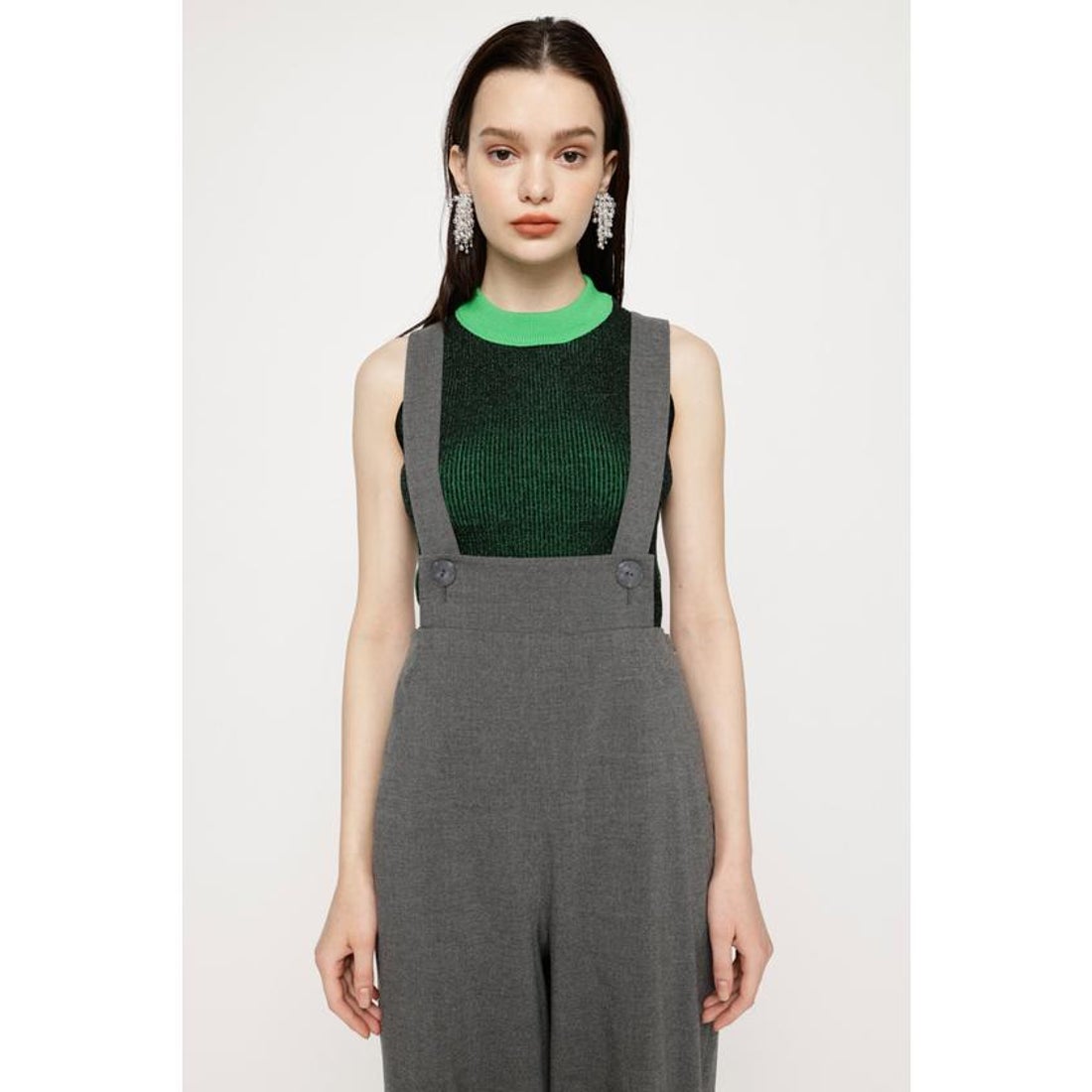 スライ SLY SIDE SLIT RELAX サロペット （T.GRY） - ファッション通販 