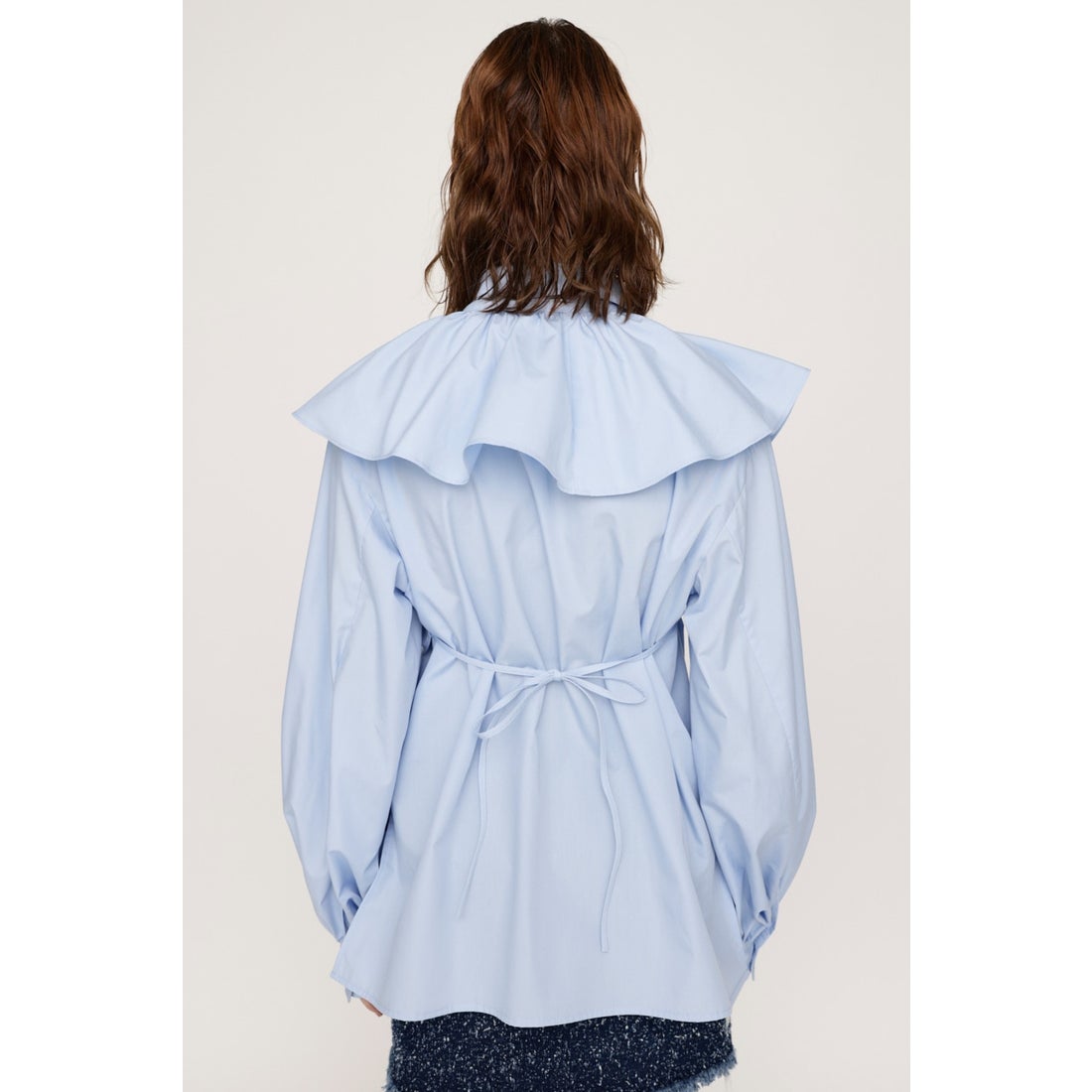 SLY MANY WAY FRILL ブラウス L/BLU1 -ファッション通販 FASHION WALKER