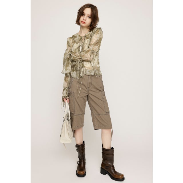 L／W WASHED MIDDLE ショートパンツ KHA