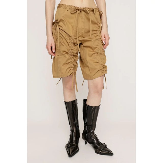 DRAWSTRING HALF パンツ BEG
