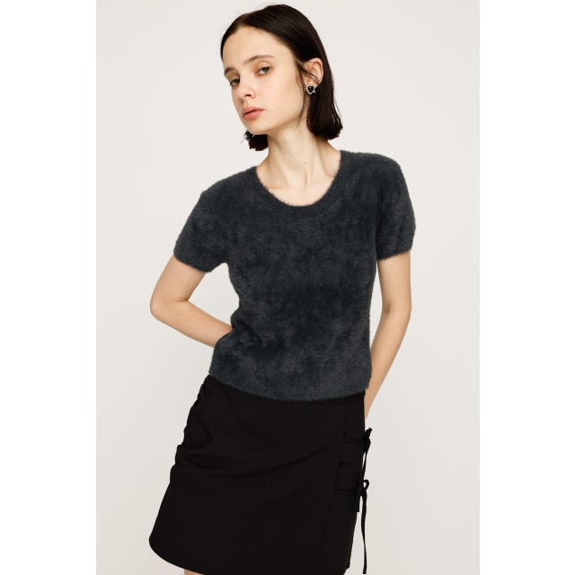 SHAGGY YARN Tシャツ L/BLK1
