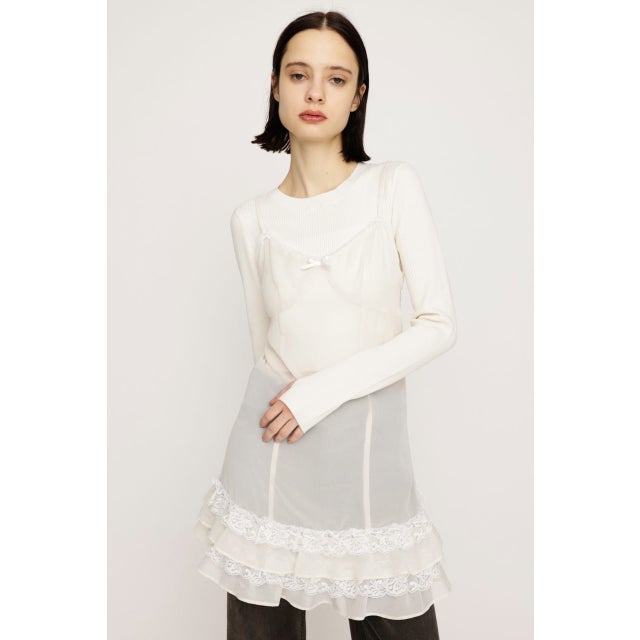 FRILL CAMI S／ドレス IVOY3