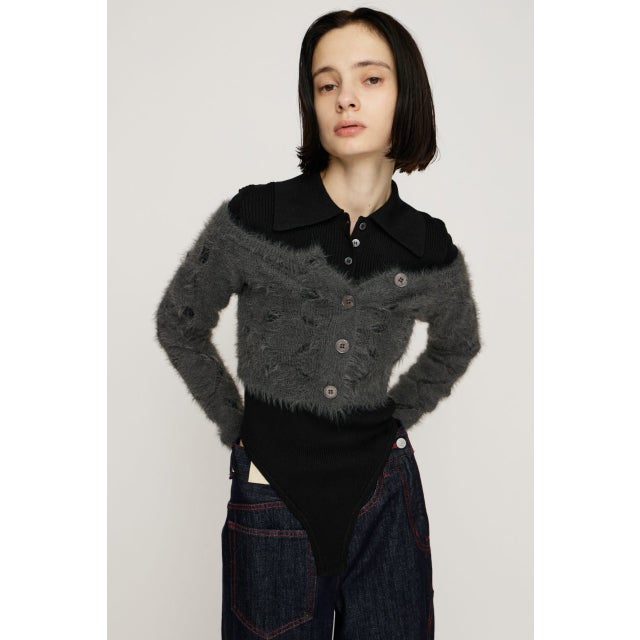 KNIT BODY SUITS GRY