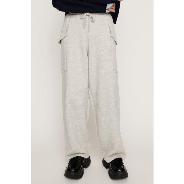 SWEAKNIT WASHED パンツ T.GRY