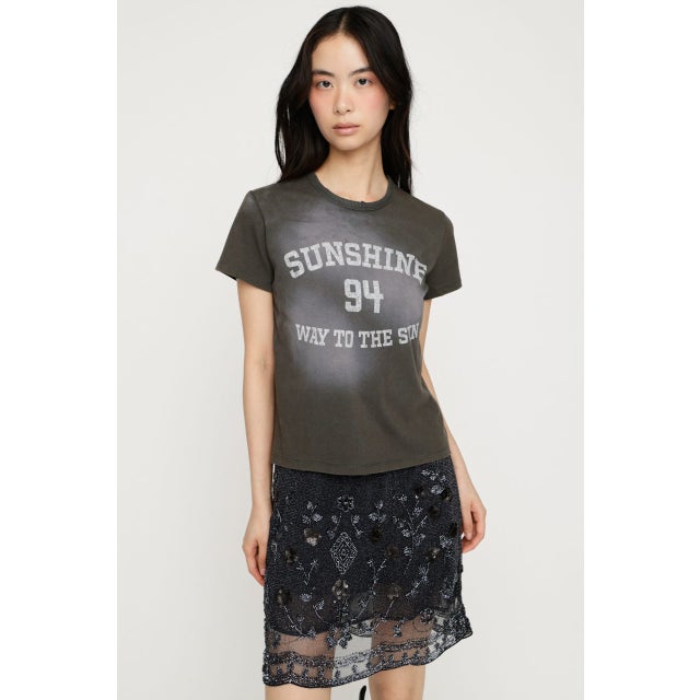 SPRAY OVER LOGO Tシャツ KHA