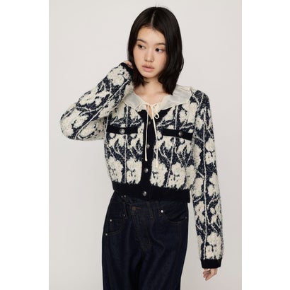 JQ TWEED KNIT カーディガン M/WHT7｜詳細画像