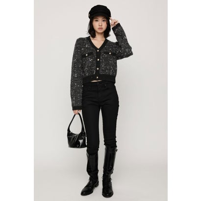 JQ TWEED KNIT カーディガン M/GRY7｜詳細画像