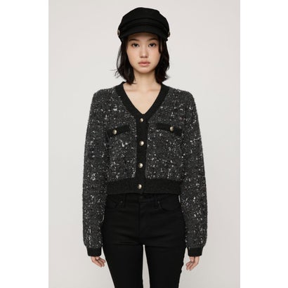 JQ TWEED KNIT カーディガン M/GRY7｜詳細画像