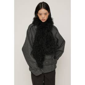 F／FUR マフラー BLK