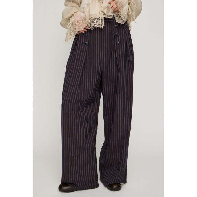 DOUBLE TUCK MARINE パンツ M/NVY7