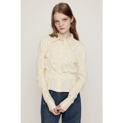 RANDOM SHIRRING CUT トップス T.GRY｜詳細画像