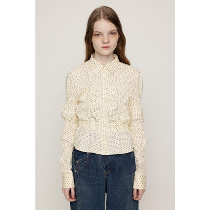 RANDOM SHIRRING CUT トップス T.GRY｜詳細画像