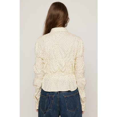 RANDOM SHIRRING CUT トップス T.GRY｜詳細画像