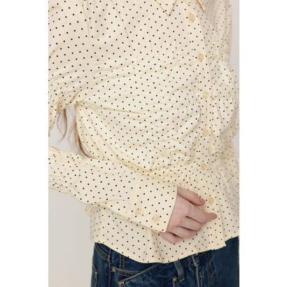 RANDOM SHIRRING CUT トップス T.GRY｜詳細画像