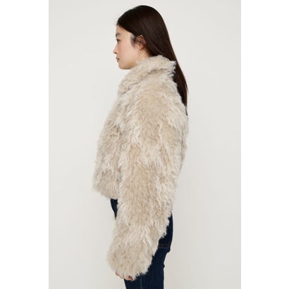 CURL F／FUR SHORT ブルゾン BLK｜詳細画像