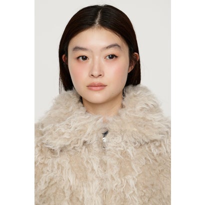 CURL F／FUR SHORT ブルゾン BLK｜詳細画像