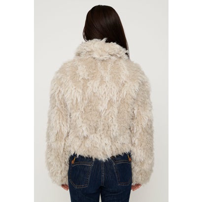 CURL F／FUR SHORT ブルゾン BEG｜詳細画像
